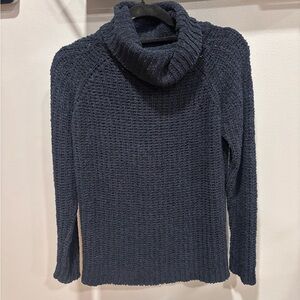 Atmosphere Dark Blue Cowl Neck Sweater